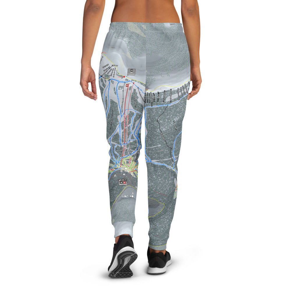 Wolf Creek, Colorado Ski Trail Map Women&#39;s Mid-Layer - Powderaddicts