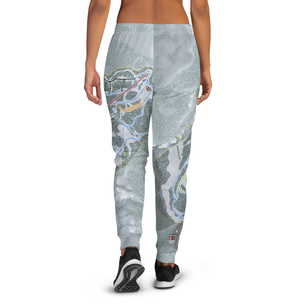 Mission Ridge, Washington Ski Trail Map Women's Mid-Layer - Powderaddicts
