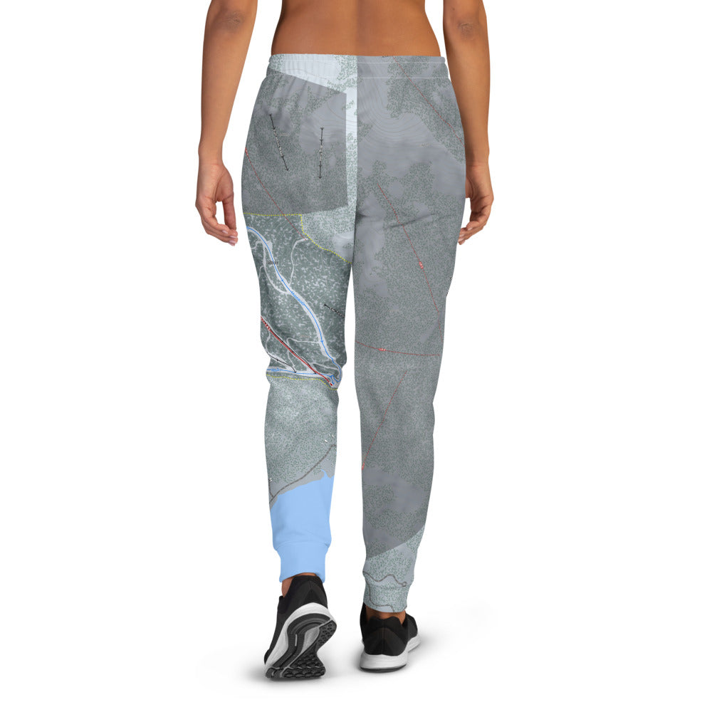 Tamarack, Idaho Ski Trail Map Women's Mid-Layer - Powderaddicts