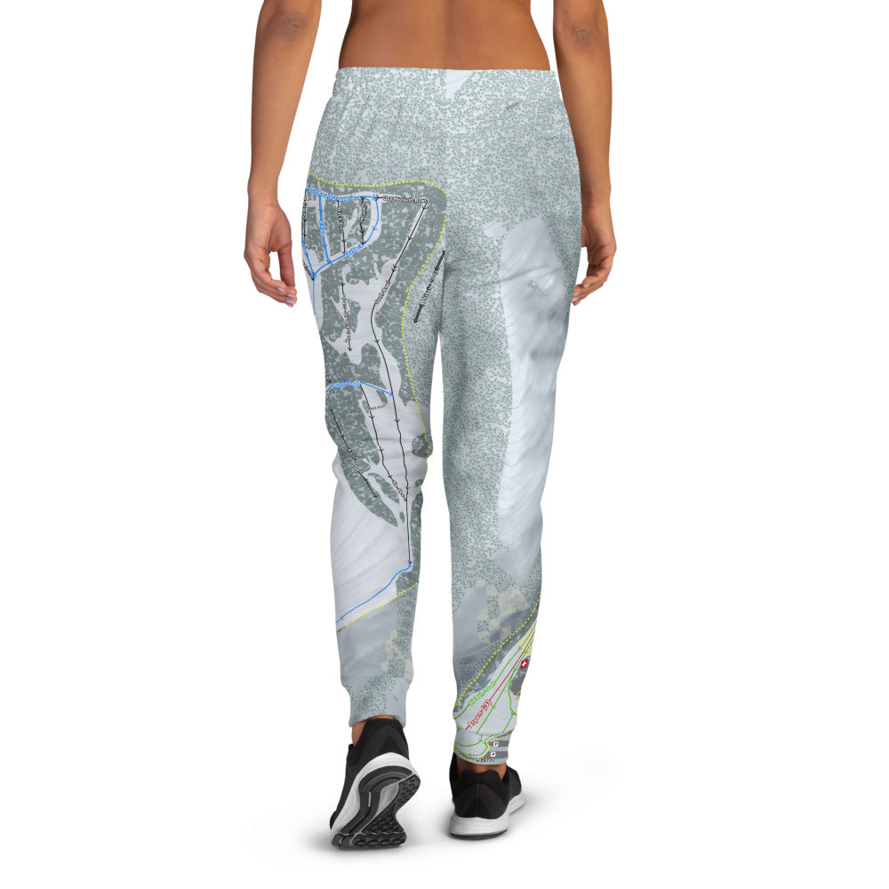 Pebble Creek, Idaho Ski Trail Map Women's Mid-Layer - Powderaddicts