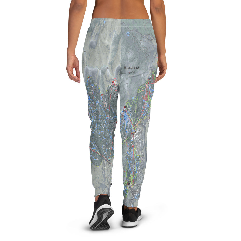 WASATCH BACK, Utah Ski Trail Map Women's Mid-Layer - Powderaddicts