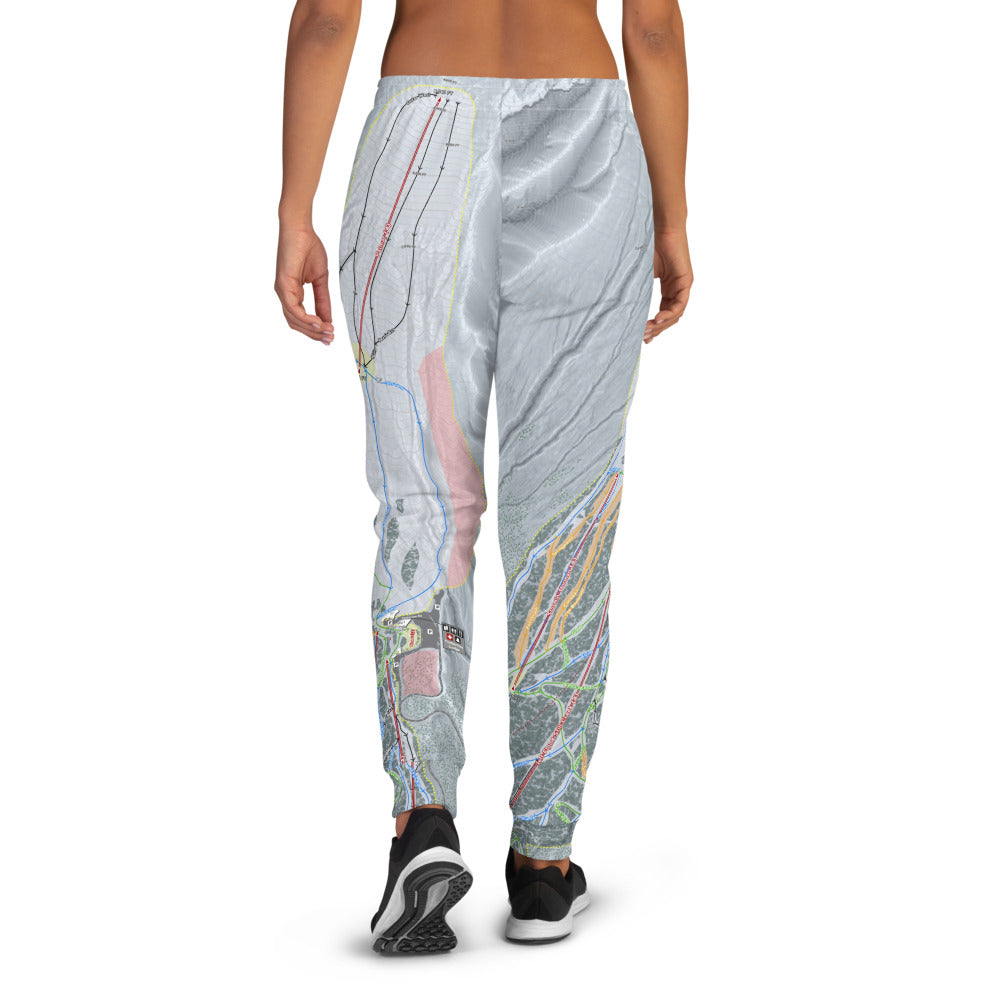 Timberline, Oregon Ski Trail Map Women's Mid-Layer - Powderaddicts