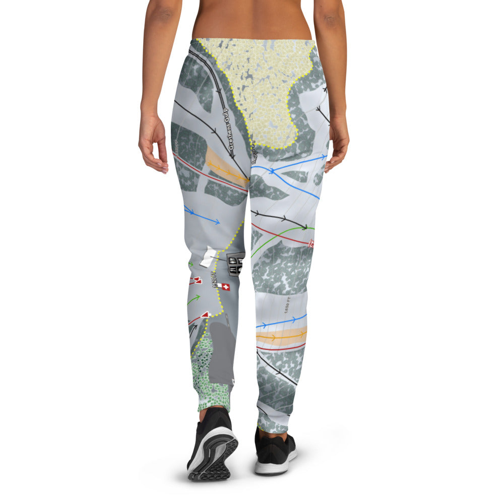 Camp10, Wisconsin Ski Trail Map Women's Mid-Layer - Powderaddicts