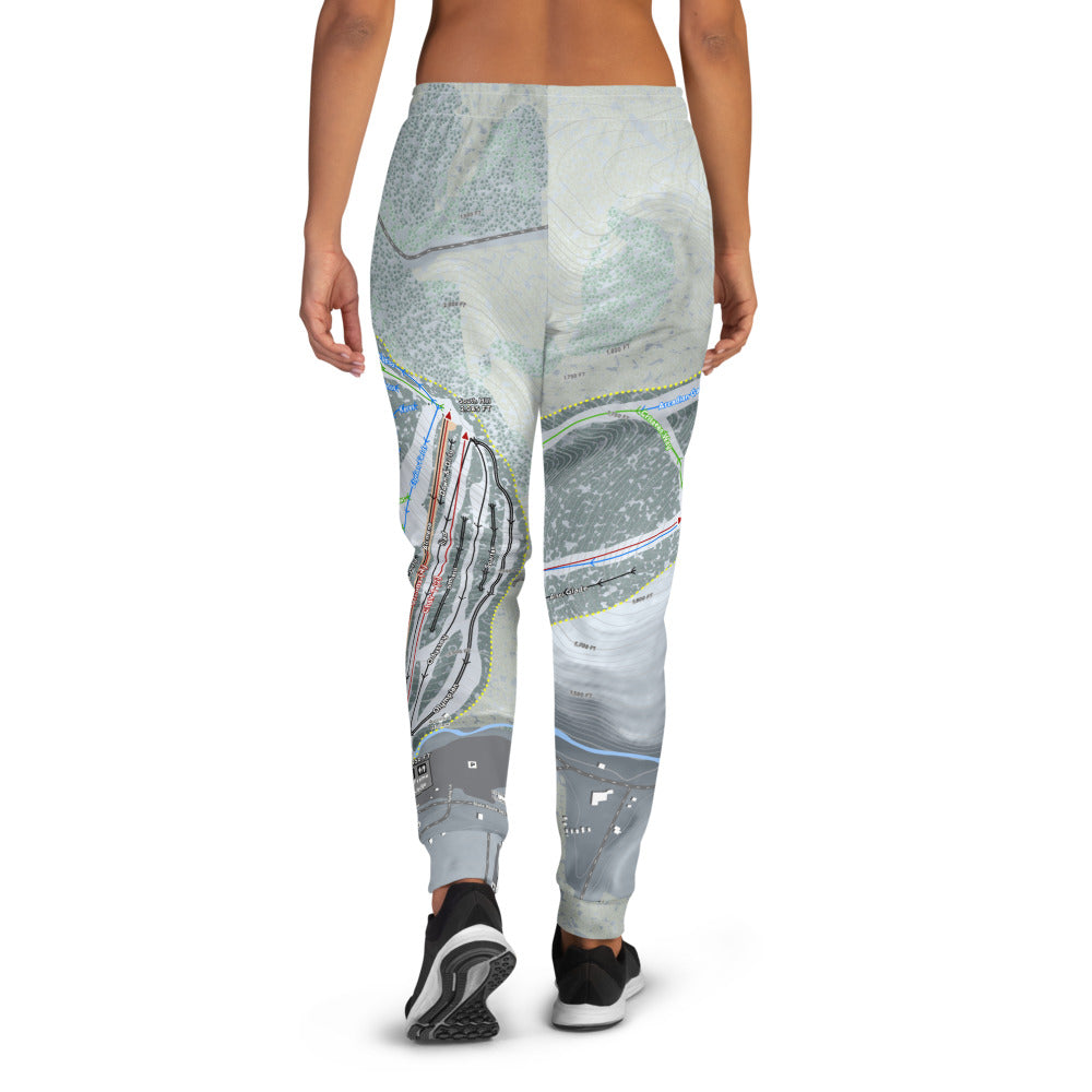 Greek Peak, New York Ski Trail Map Women's Mid-Layer - Powderaddicts