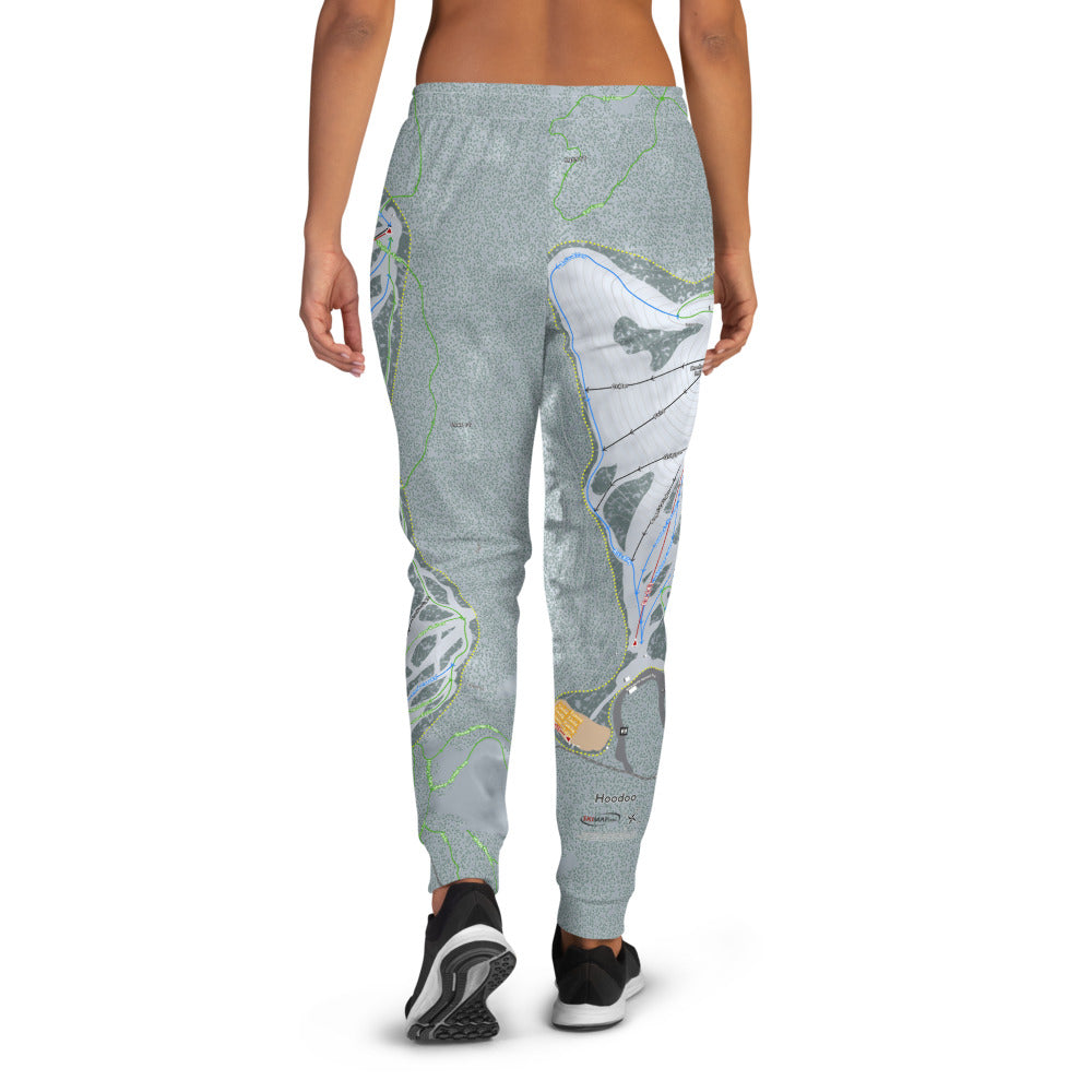 Hoodoo, Oregon Ski Trail Map Women's Mid-Layer - Powderaddicts