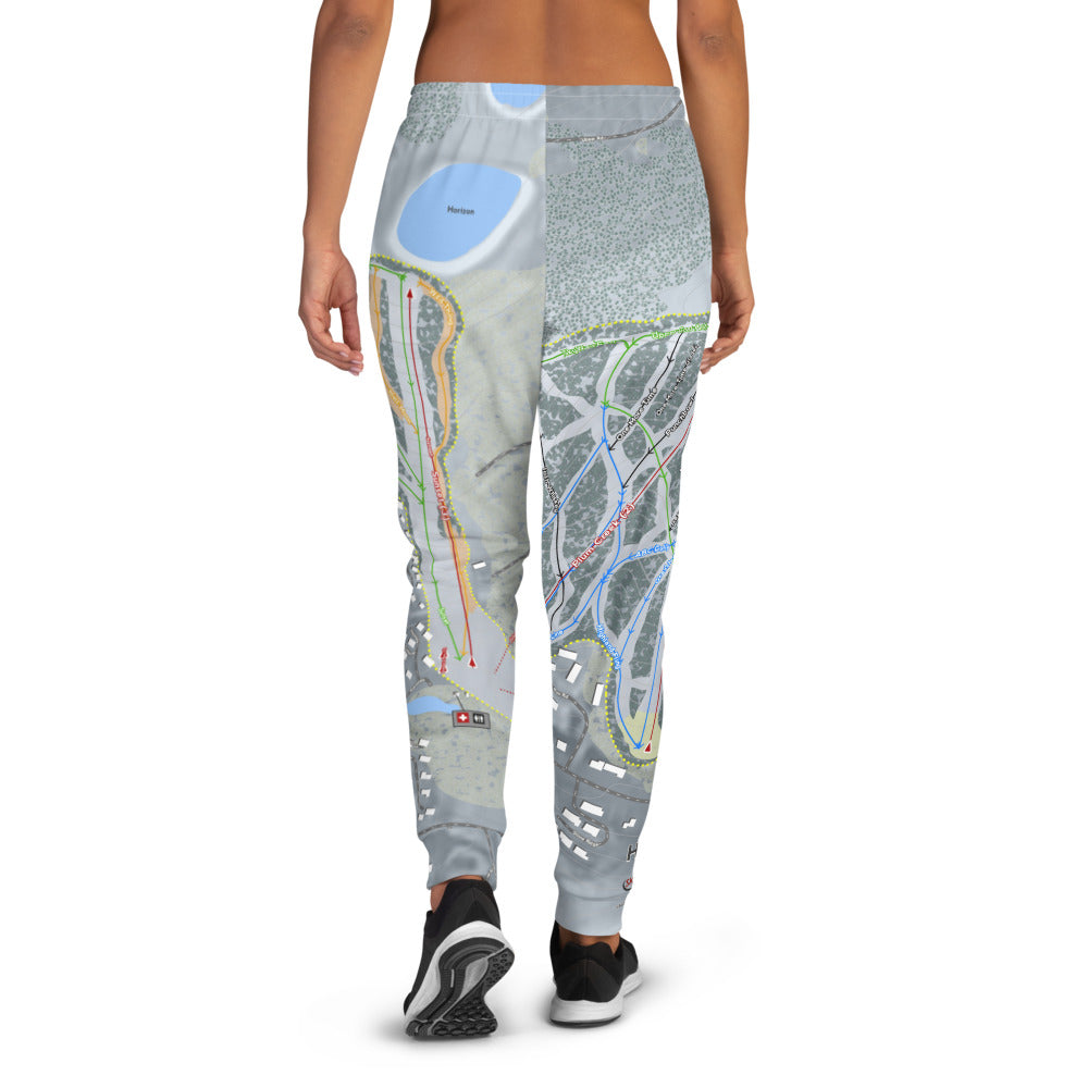 Holimont, New York Ski Trail Map Women's Mid-Layer - Powderaddicts