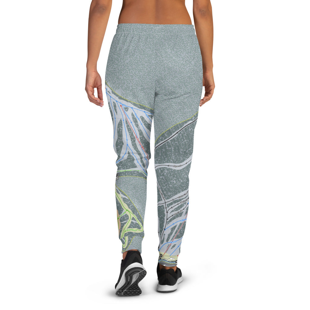 China Peak, California Ski Trail Map Women's Mid-Layer - Powderaddicts