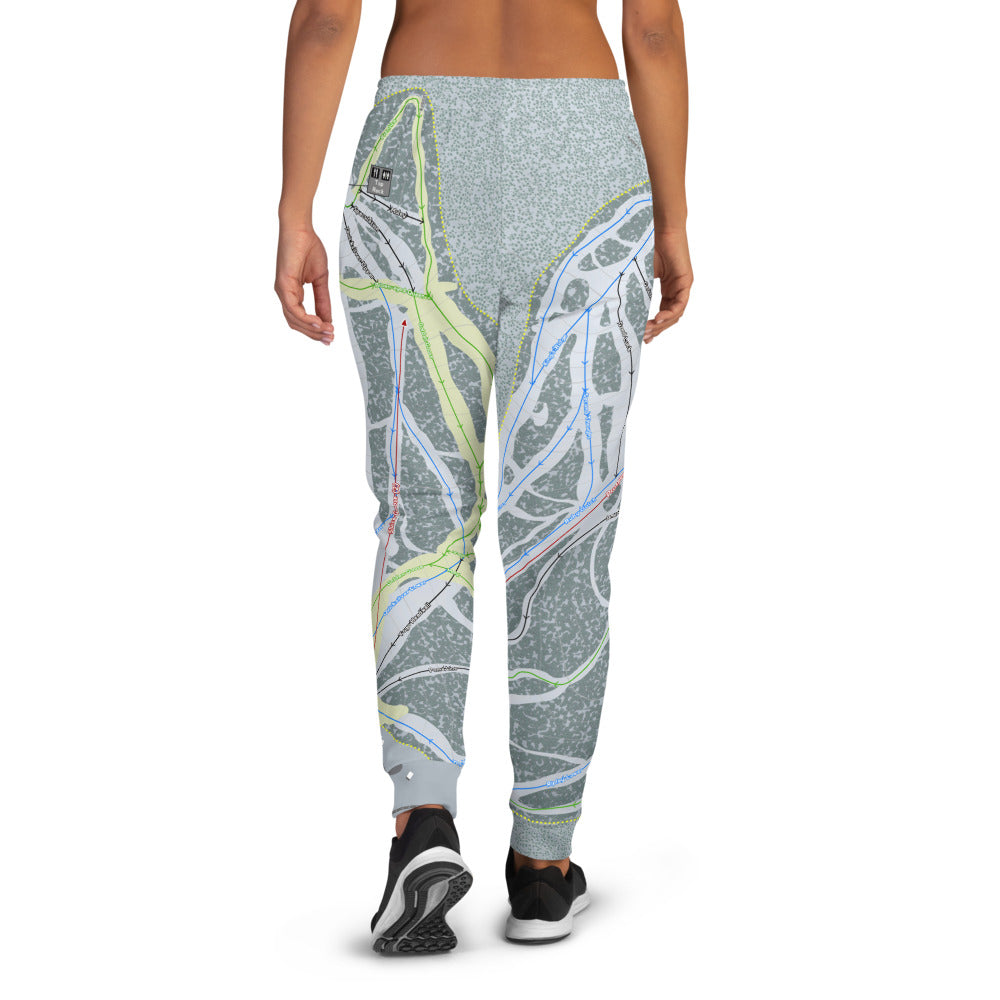 Showdown, Montana Ski Trail Map Women's Mid-Layer - Powderaddicts