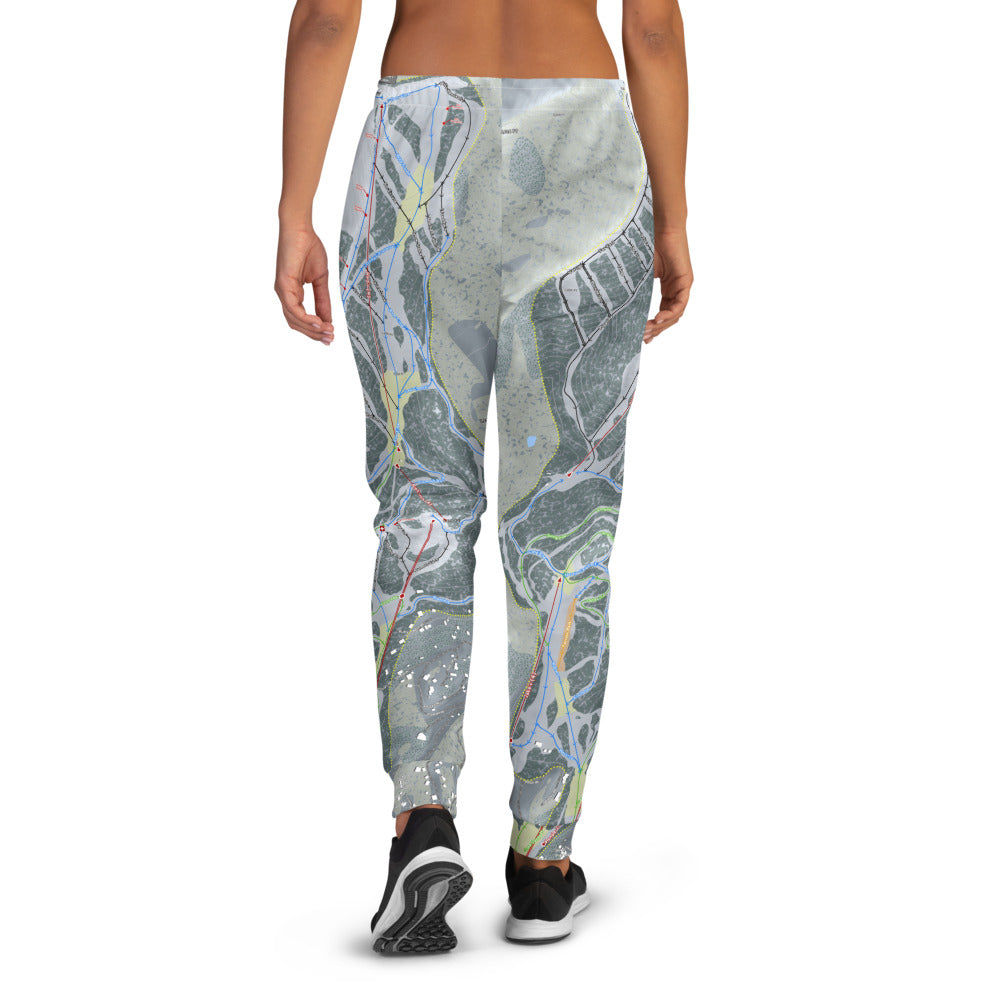 Sundance, Utah Ski Trail Map Women's Mid-Layer - Powderaddicts