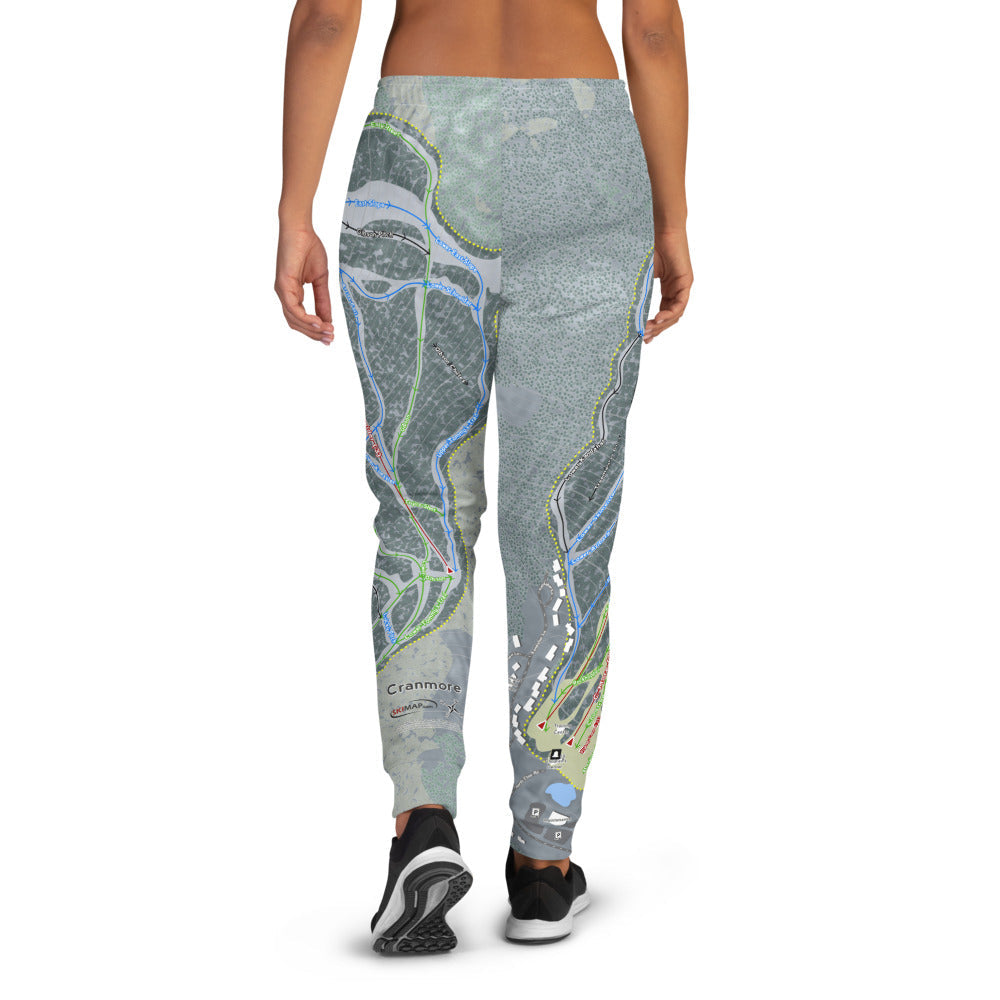 Cranmore Mountain, New Hampshire Ski Trail Map Women's Mid-Layer - Powderaddicts