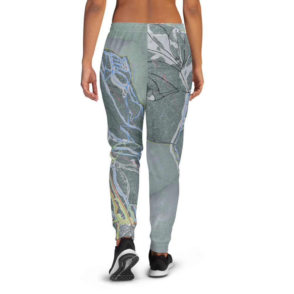 Panorama, British Columbia Ski Trail Map Women's Mid-Layer - Powderaddicts