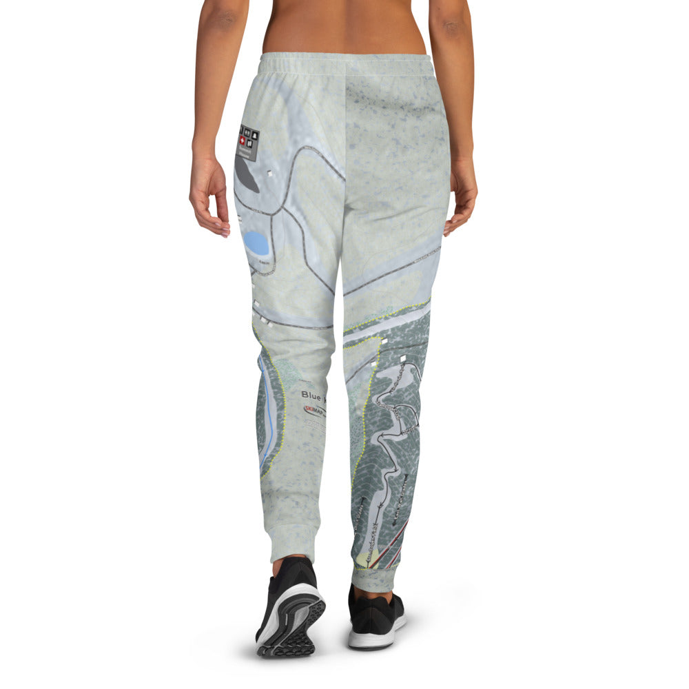 Blue Knob, Pennsylvania Ski Trail Map Women's Mid-Layer - Powderaddicts