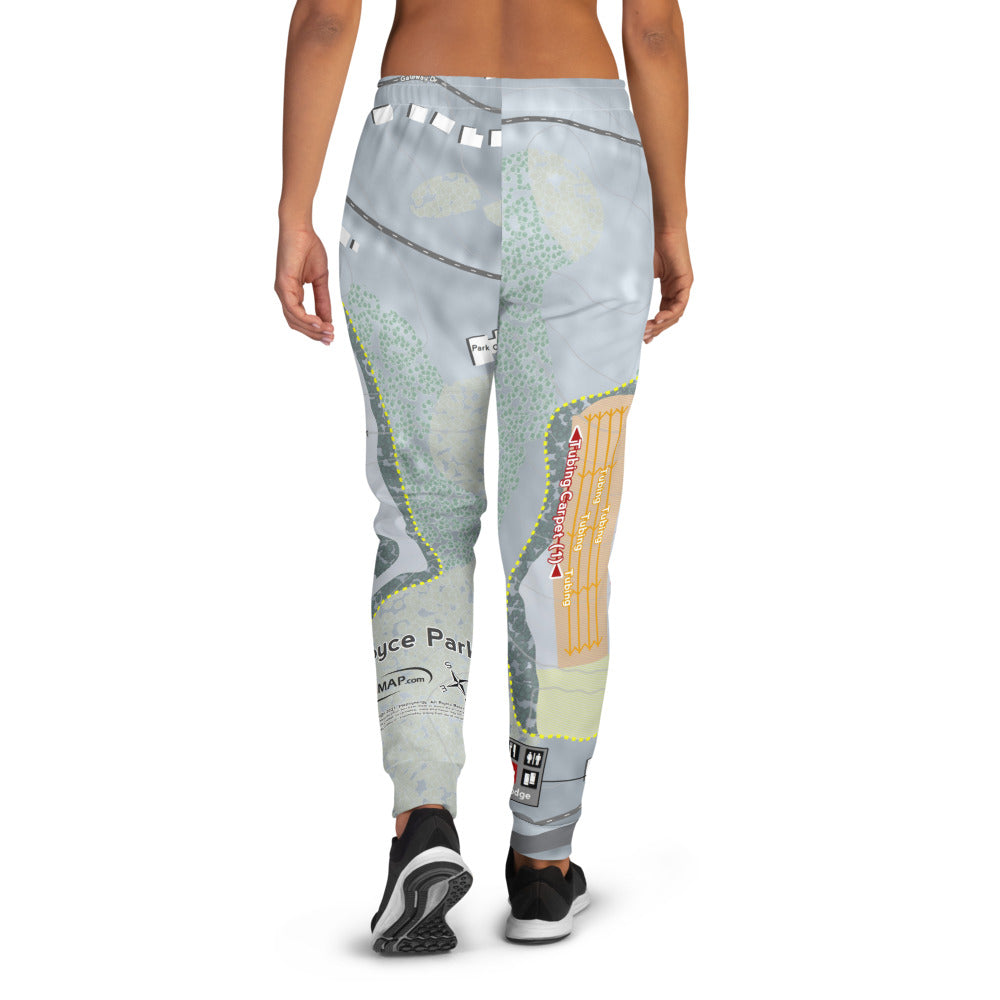 Boyce Park, Pennsylvania Ski Trail Map Women's Mid-Layer - Powderaddicts