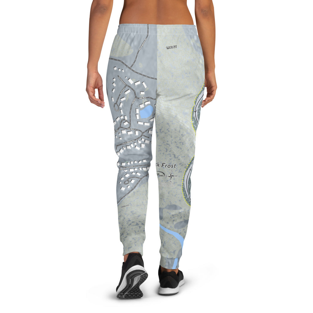 Jack Frost, Pennsylvania Ski Trail Map Women's Mid-Layer - Powderaddicts