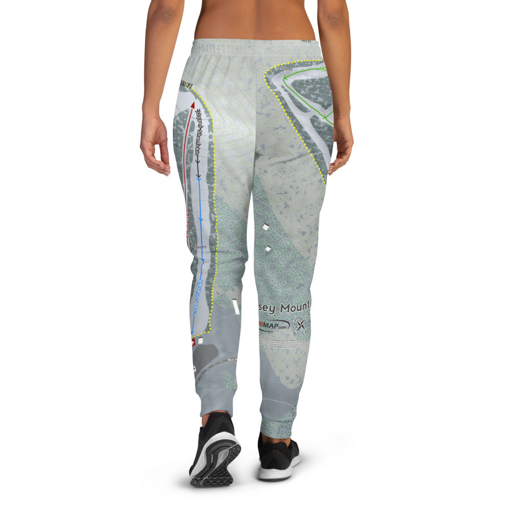 Tussey Mountain, Pennsylvania Ski Trail Map Women&#39;s Mid-Layer - Powderaddicts