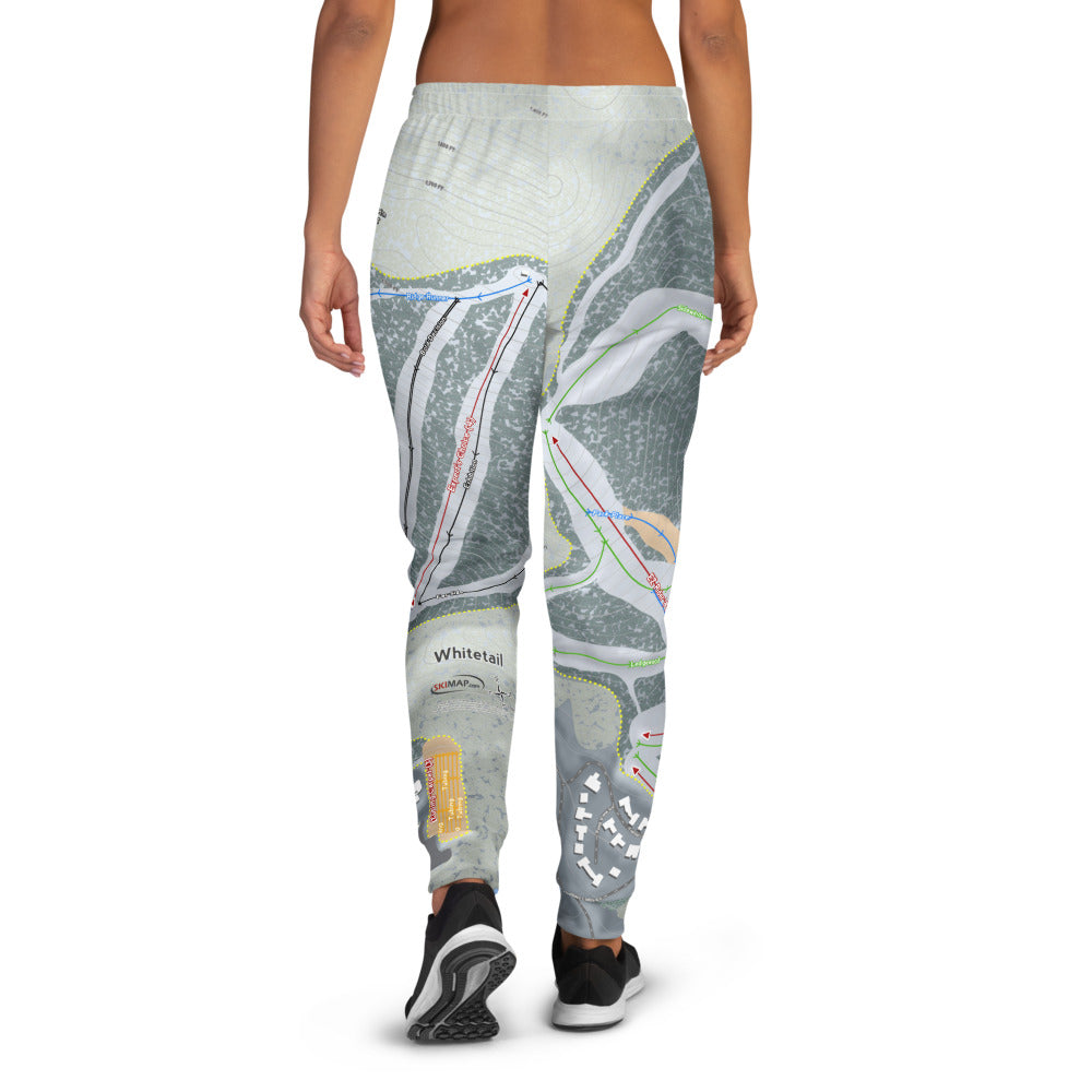 Whitetail, Pennsylvania Ski Trail Map Women&#39;s Mid-Layer - Powderaddicts