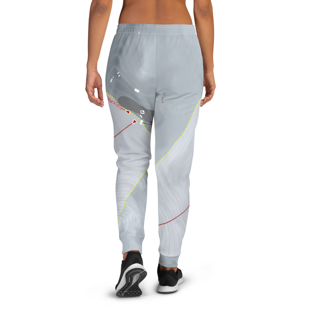 Elko Snobowl, Nevada Ski Trail Map Women's Mid-Layer - Powderaddicts