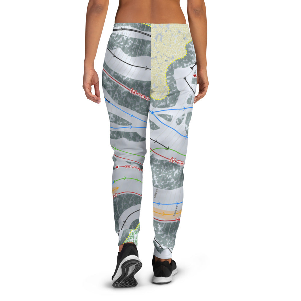 Camp10, Wisconsin Ski Trail Map Women's Mid-Layer - Powderaddicts