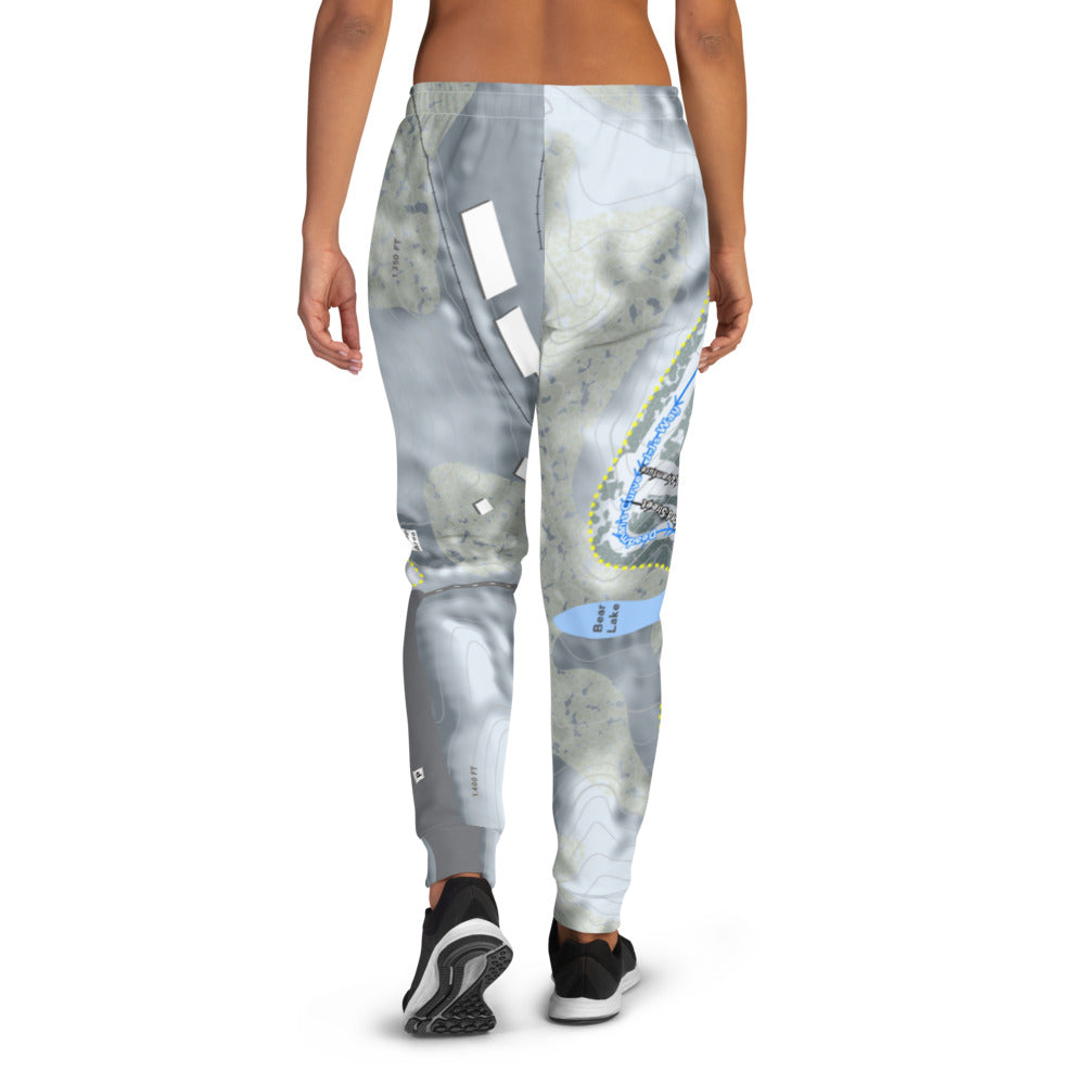 Great Bear, South Dakota Ski Trail Map Women's Mid-Layer - Powderaddicts