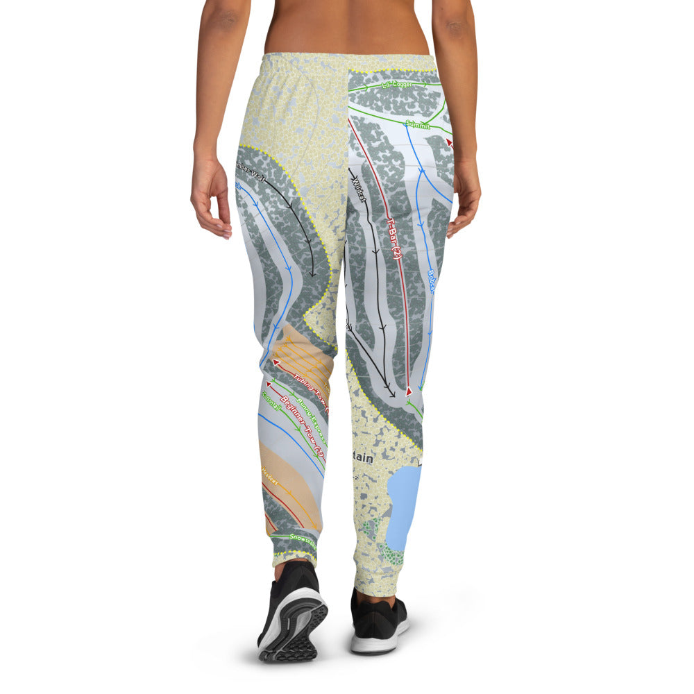 Christie Mountain, Wisconsin Ski Trail Map Women's Mid-Layer - Powderaddicts