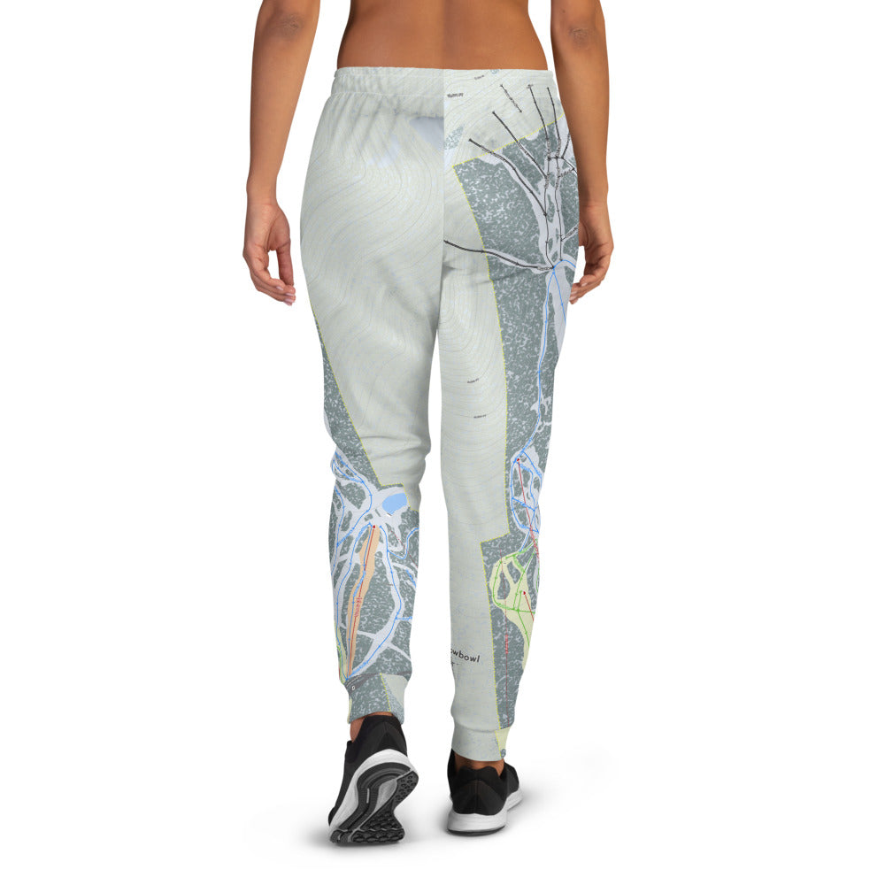 SnowBowl, Arizona Ski Trail Map Women's Mid-Layer - Powderaddicts