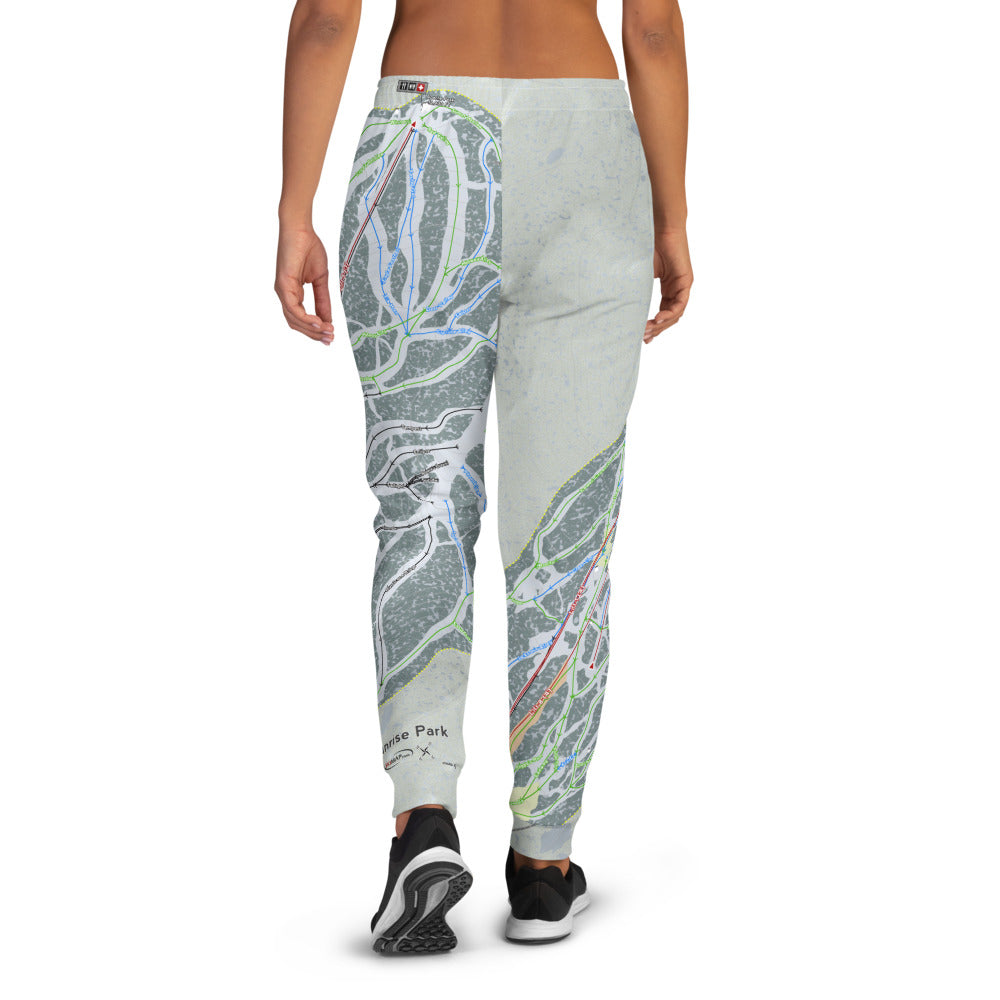 Sunrise Park, Arizona Ski Trail Map Women's Mid-Layer - Powderaddicts