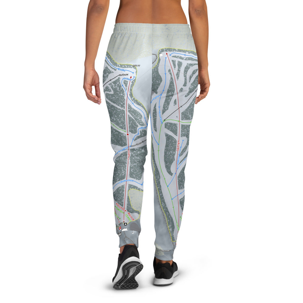 Wolf Ridge, North Carolina Ski Trail Map Women's Mid-Layer - Powderaddicts