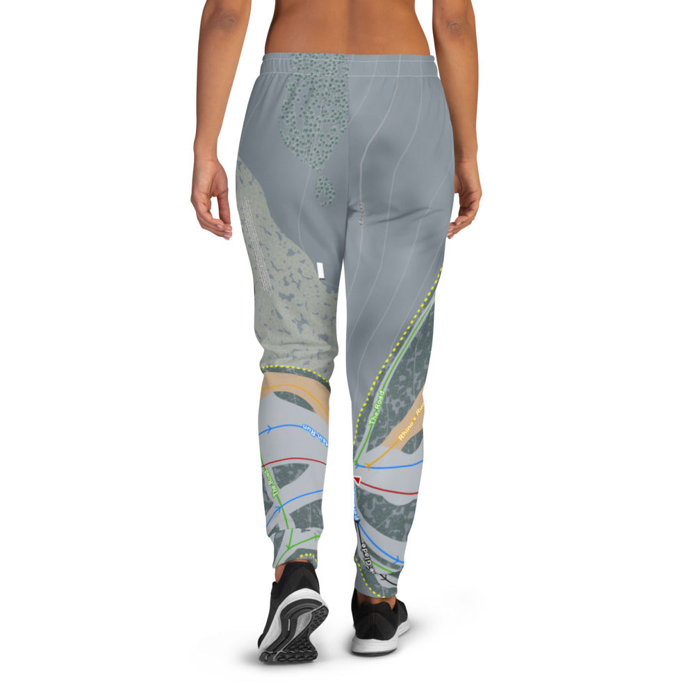 Lake City, Colorado Ski Trail Map Women's Mid-Layer - Powderaddicts