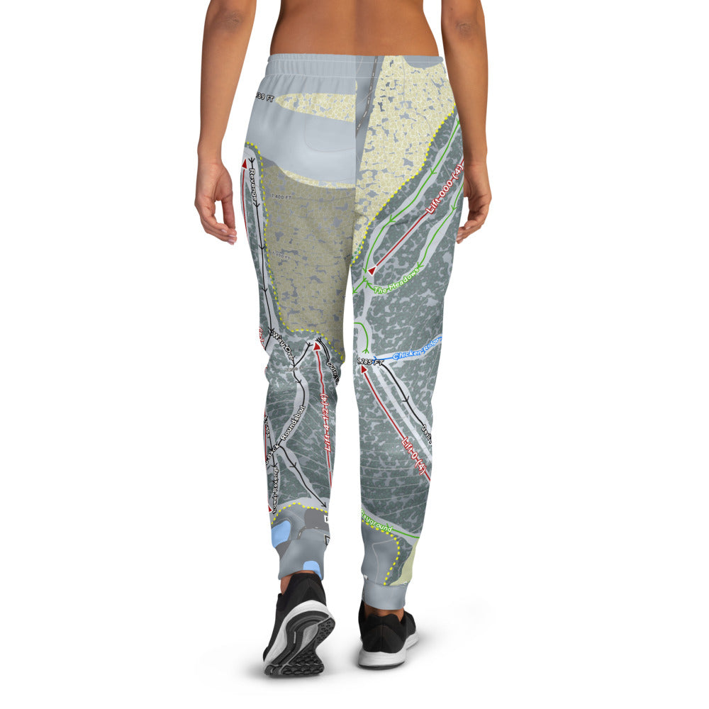 Devil's Head, Wisconsin Ski Trail Map Women's Mid-Layer - Powderaddicts