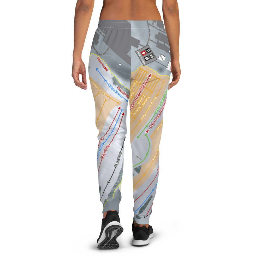 The Rock Snowpark, Wisconsin Ski Trail Map Women's Mid-Layer - Powderaddicts