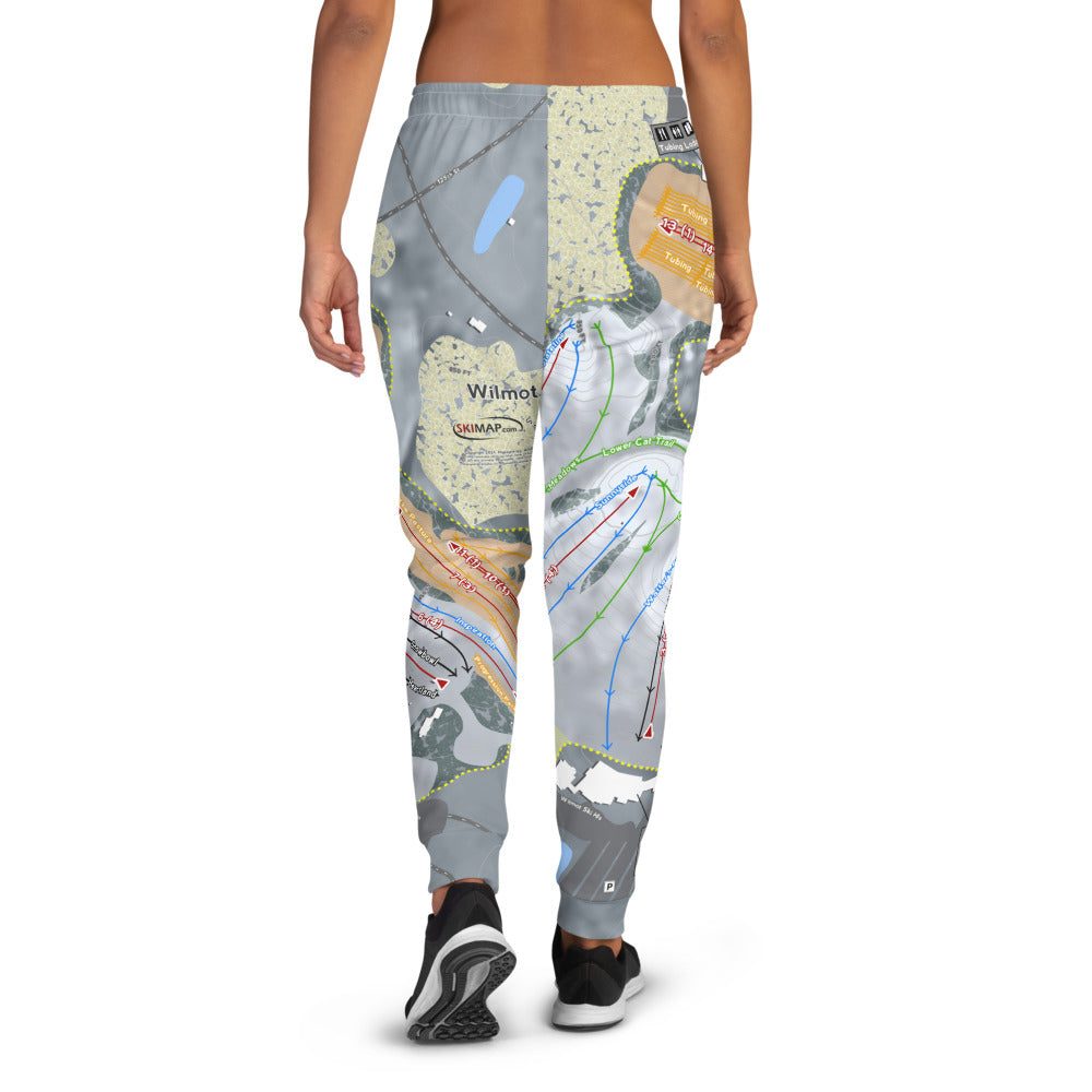 Wilmot, Wisconsin Ski Trail Map Women's Mid-Layer - Powderaddicts