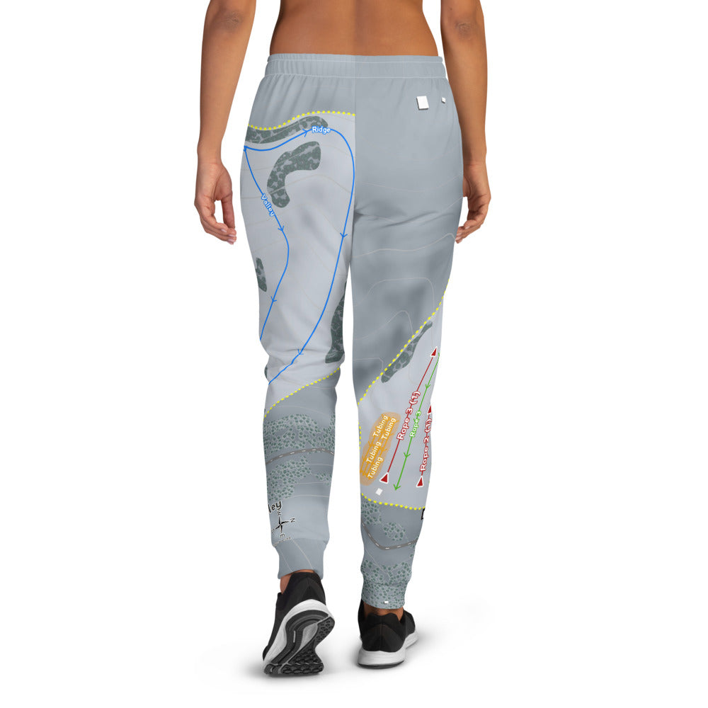 Echo Valley, Washington Ski Trail Map Women's Mid-Layer - Powderaddicts