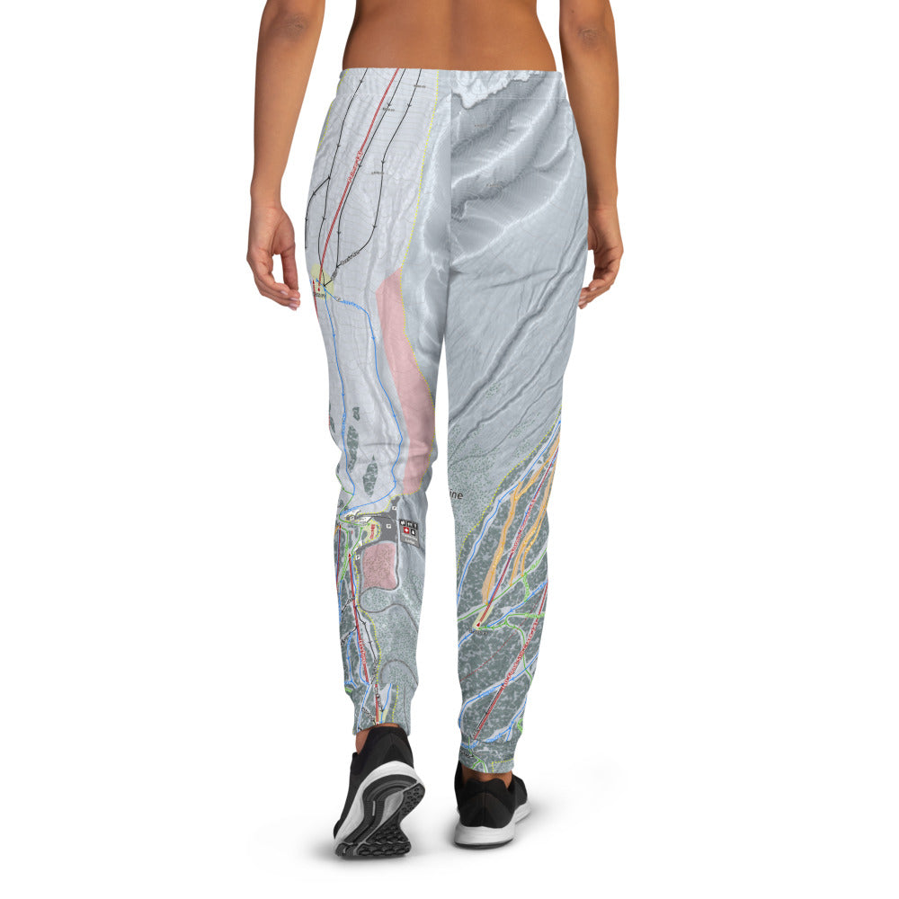 Timberline, Oregon Ski Trail Map Women's Mid-Layer - Powderaddicts