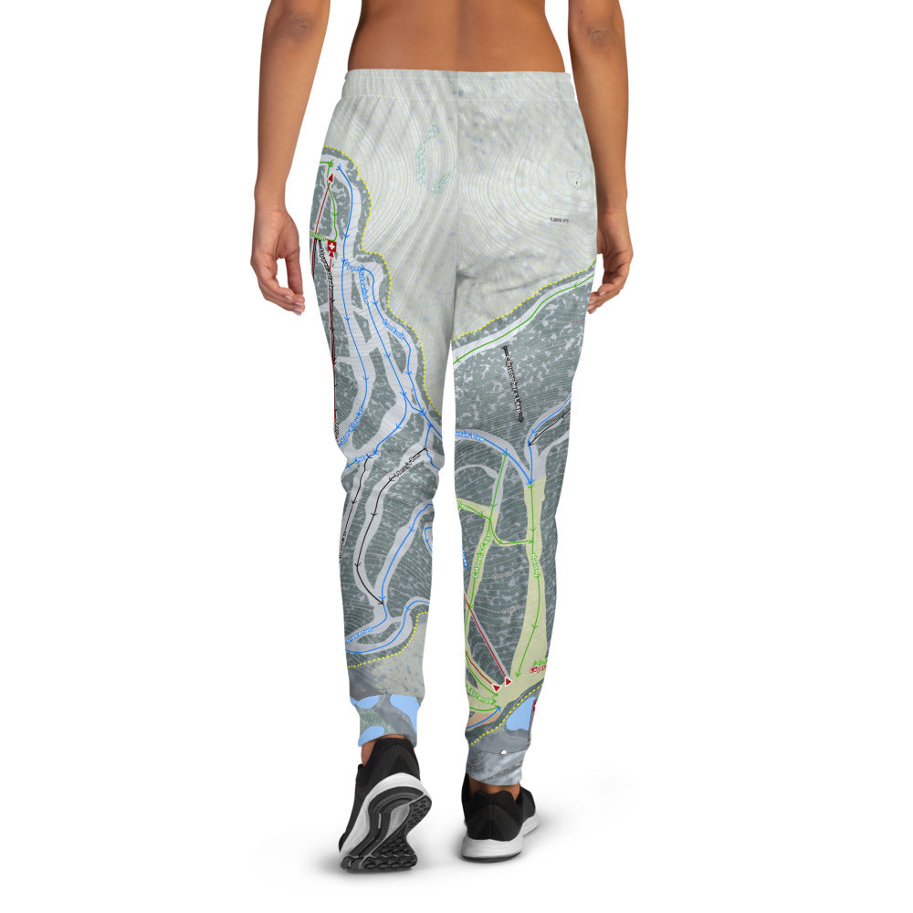 Catamount, New York Ski Trail Map Women's Mid-Layer - Powderaddicts