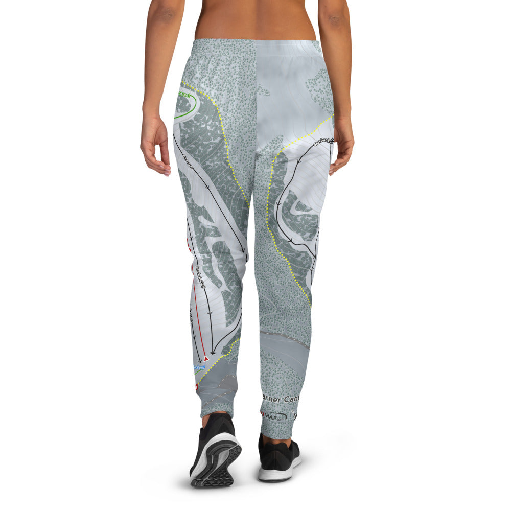 Warner Canyon, Oregon Ski Trail Map Women's Mid-Layer - Powderaddicts