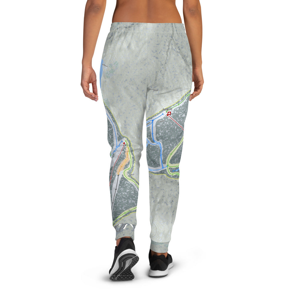 Jiminy Peak, Massachusetts Ski Trail Map Women's Mid-Layer - Powderaddicts