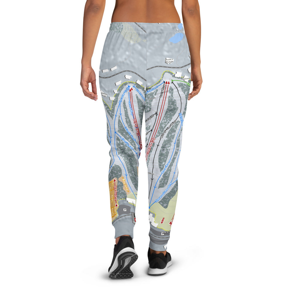 Peekn Peek, New York Ski Trail Map Women's Mid-Layer - Powderaddicts