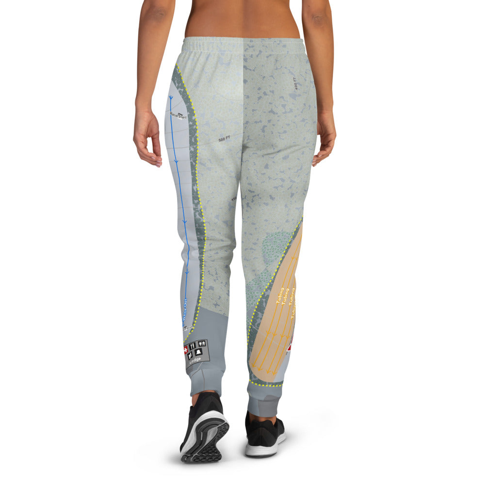 Ski Ward, Massachusetts Ski Trail Map Women's Mid-Layer - Powderaddicts