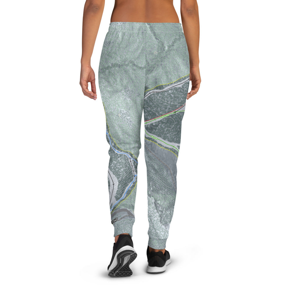 Middle Bury Snow Bowl, Vermont Ski Trail Map Women's Mid-Layer - Powderaddicts