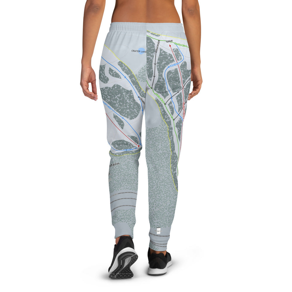 Boreal Mountain, California Ski Trail Map Women's Mid-Layer - Powderaddicts