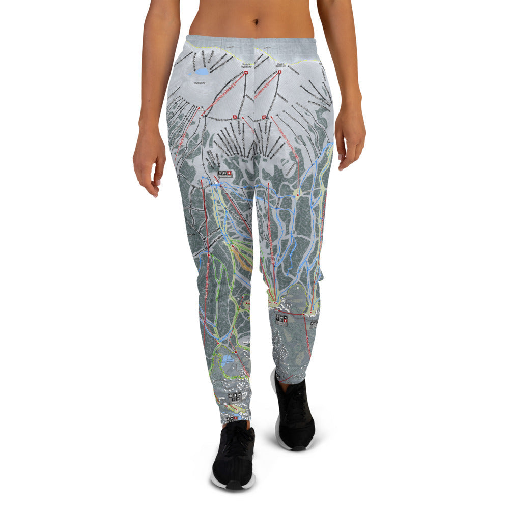 Breckenridge, Colorado Ski Trail Map Women's Mid-Layer - Powderaddicts