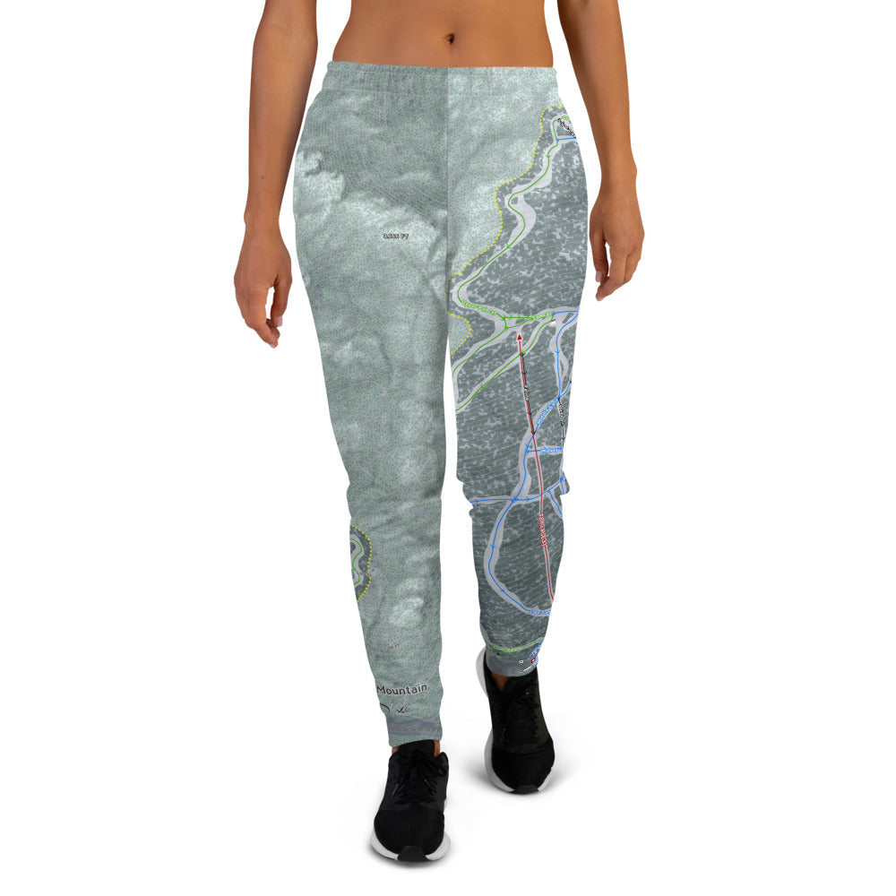 Wildcat Mountain, New Hampshire Ski Trail Map Women's Mid-Layer - Powderaddicts