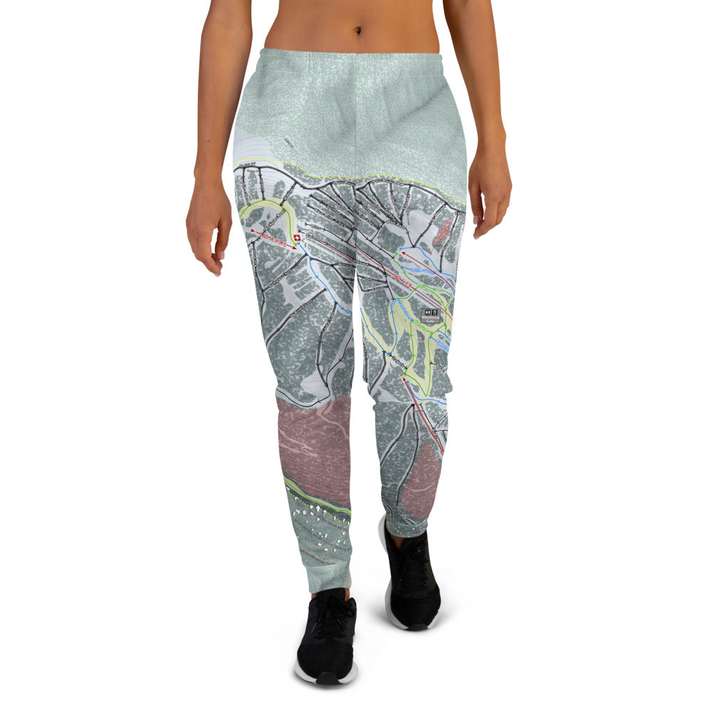 Taos, New Mexico Ski Trail Map Women&#39;s Mid-Layer - Powderaddicts