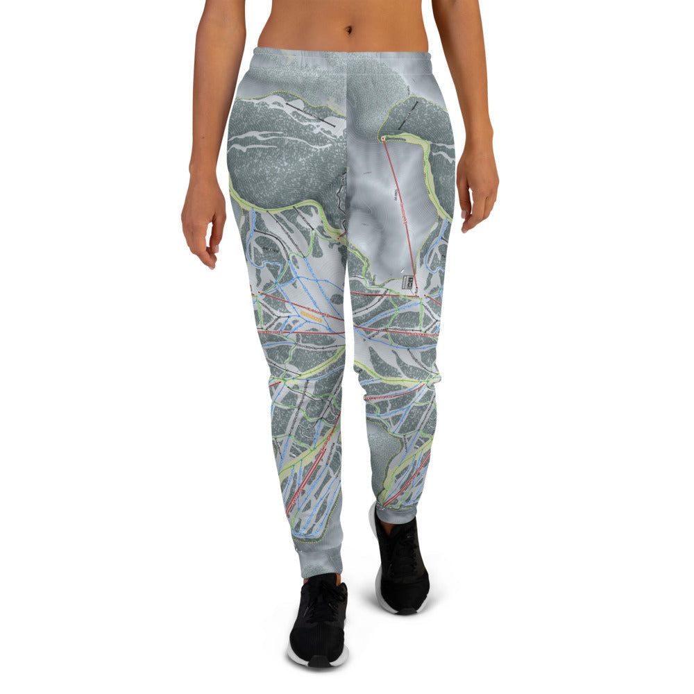 Sun Valley, Idaho Ski Trail Map Women&#39;s Mid-Layer - Powderaddicts