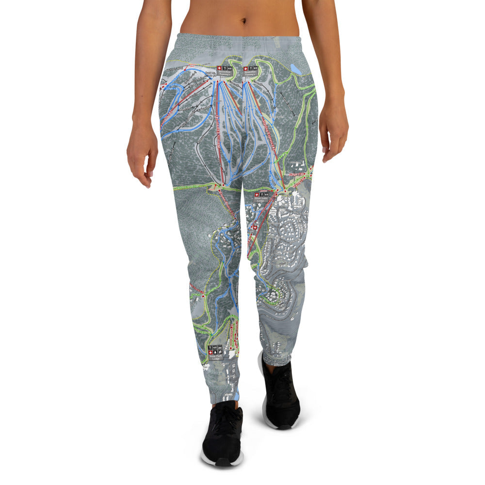 Deer Valley, Utah Ski Trail Map Women's Mid-Layer - Powderaddicts