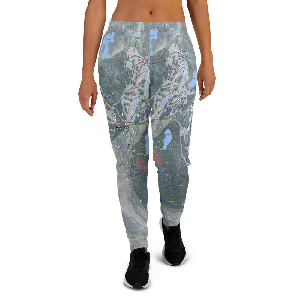 Big Cottonwood Canyon, Utah Ski Trail Map Women&#39;s Mid-Layer - Powderaddicts