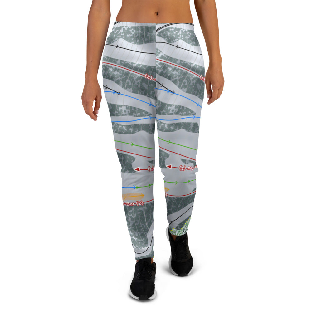 Camp10, Wisconsin Ski Trail Map Women's Mid-Layer - Powderaddicts