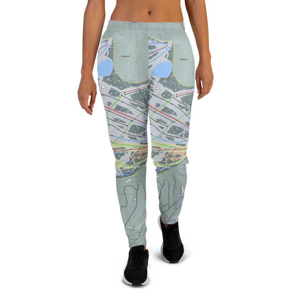 Brian Head, Utah Ski Trail Map Women's Mid-Layer - Powderaddicts