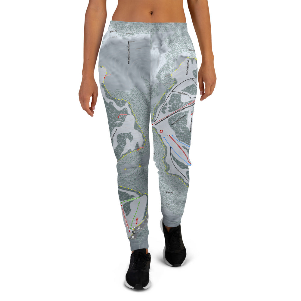 Snoqualmie, Washington Ski Trail Map Women's Mid-Layer