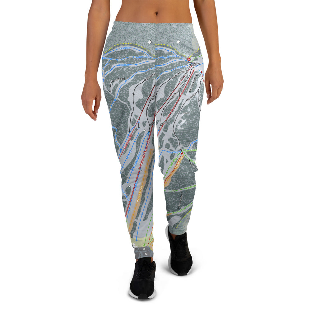 Cranmore Mountain, New Hampshire Ski Trail Map Women's Mid-Layer - Powderaddicts
